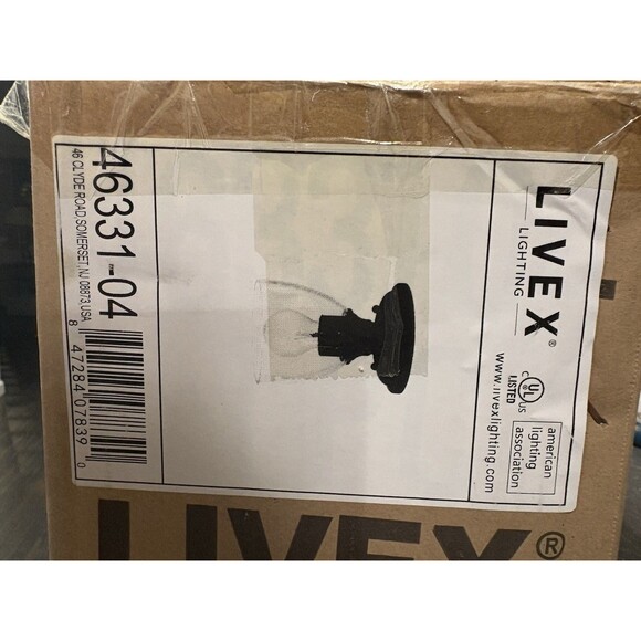 Montgomery 1 Light 5 inch Black Flush Mount Ceiling Light Brand New In Box - Picture 2 of 5